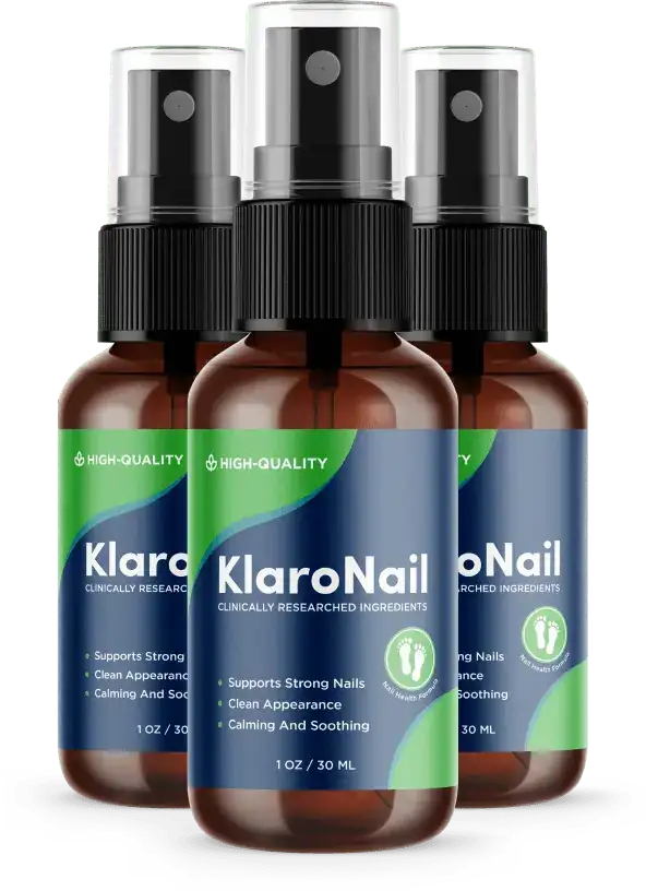 KlaroNail 2 plus 1 bottle package, 90 day supply
