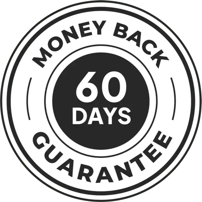 60 day money back guarantee